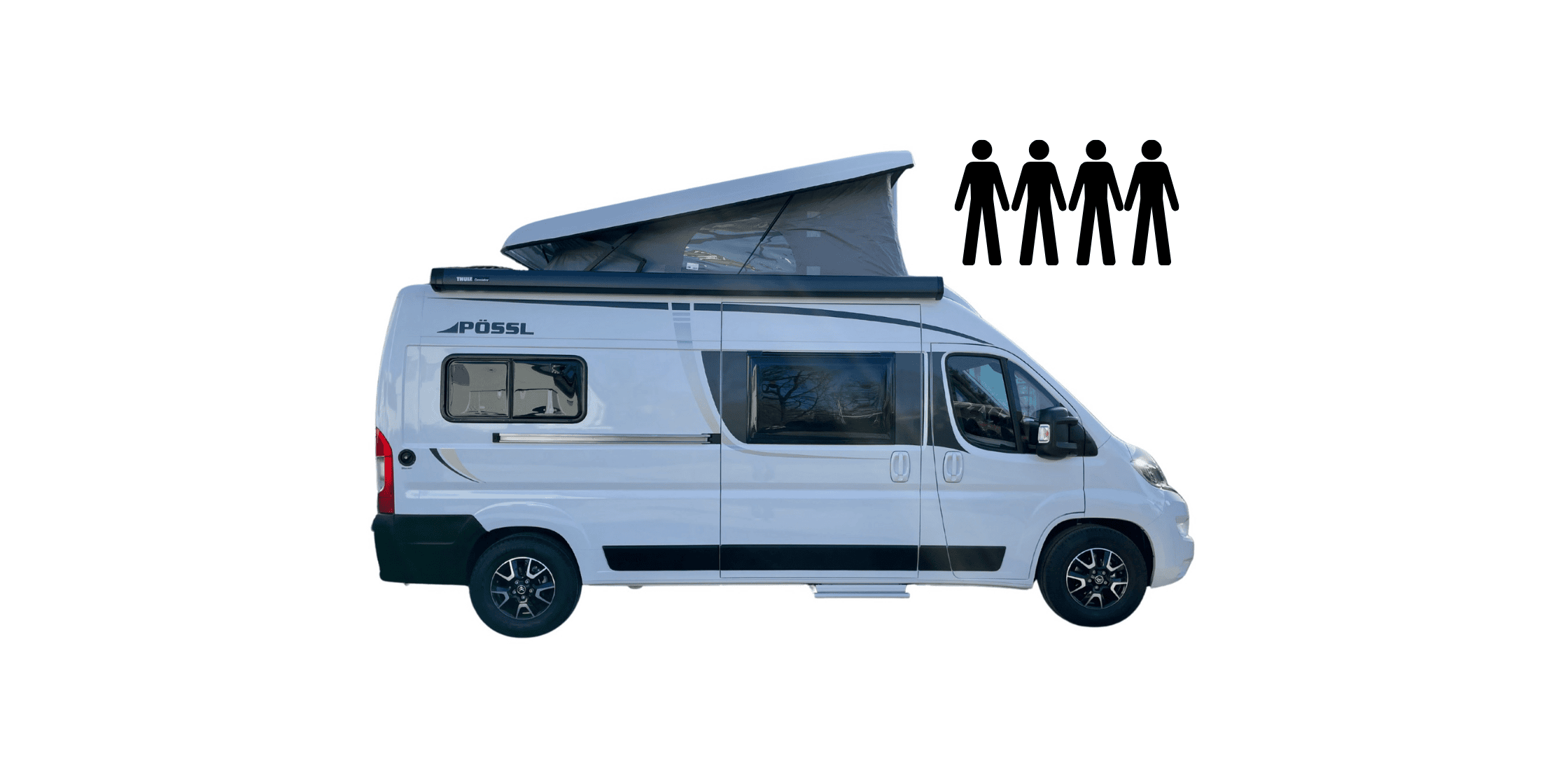Kastenwagen Aufstelldach 4 Pers.